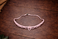 Pink Macramé Choker Necklace – Handmade Boho Lace Necklace